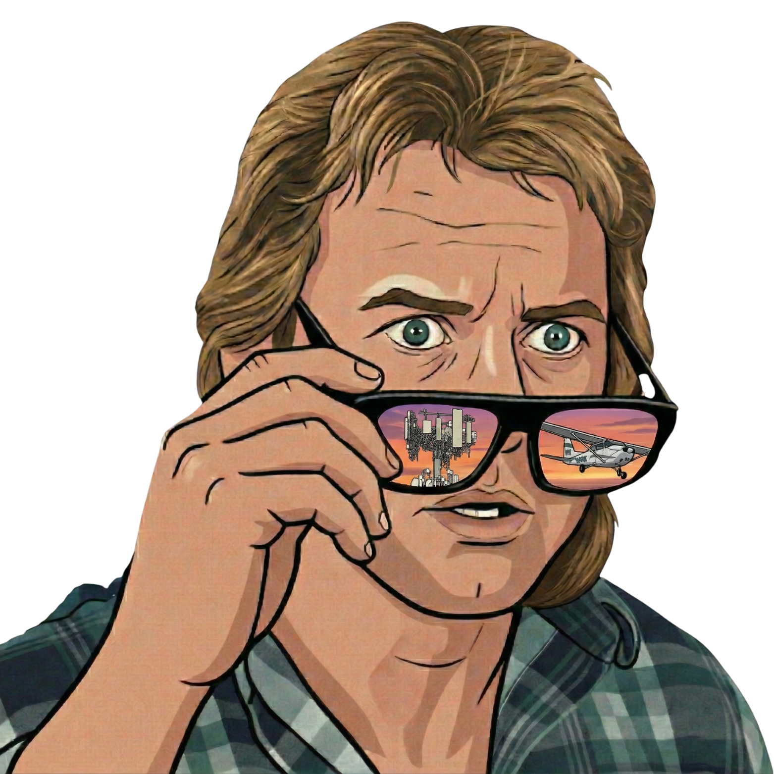 They Live — see the tower, see the plane